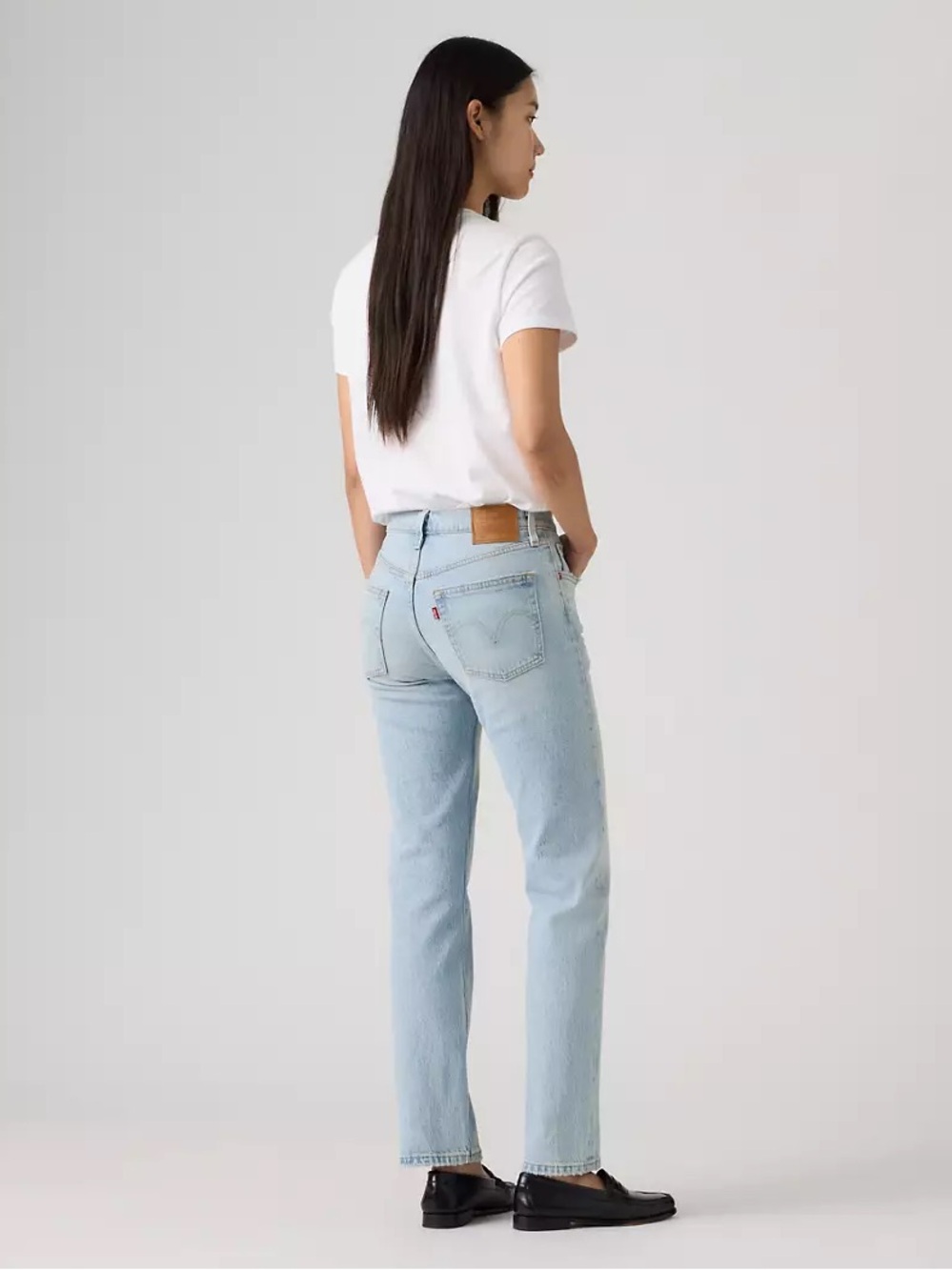 Levi's Women's Pale Blue Skinny 501 Jeans